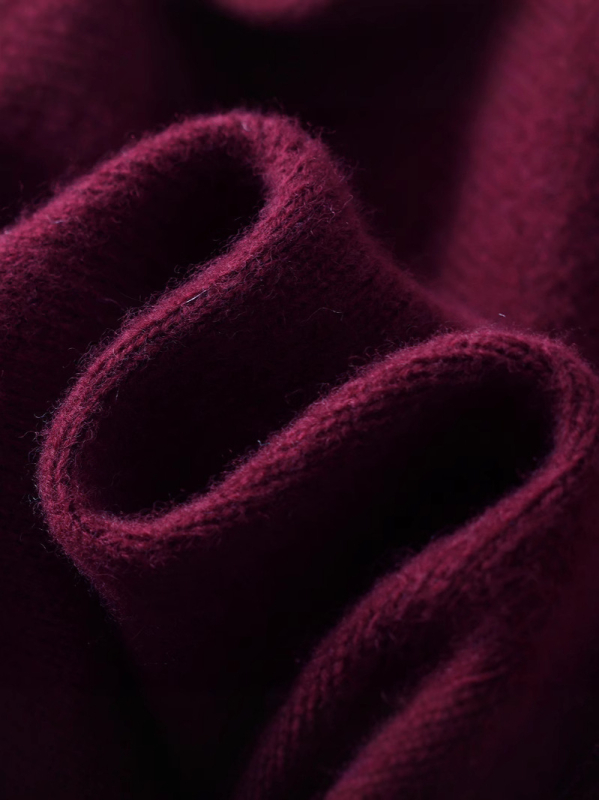 Vientisas pirmos eilės drabužis ~ pusaukštis apvalus kaklo kašmyro megztinis, moteriškas rudens ir žiemos naujas, prigludęs megztinis su vilnoniu pagrindu