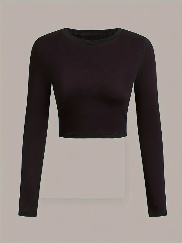 2025-ös őszi újdonság, lezser, divatos, karcsúsított póló, sokoldalú felsőruházat, sóstílusú, érett, hosszú ujjú, alap női háromrészes szett