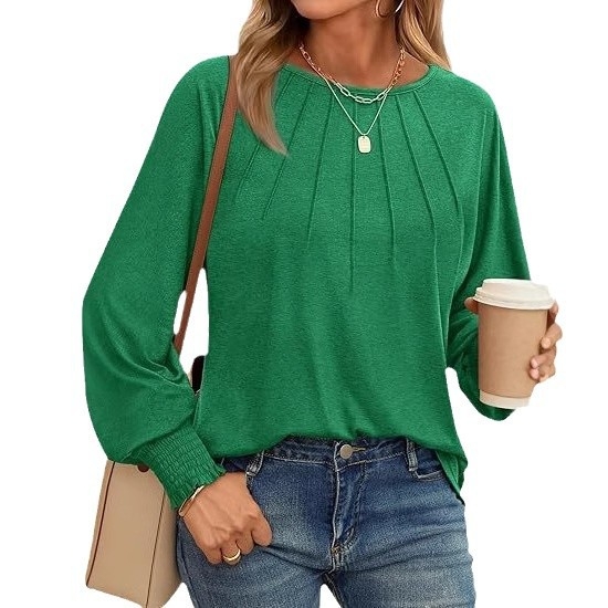 2024 Női Alkalmi Őszi Fűző Felsőruházat hosszú ujjú ing egyszínű ing divatos rakott fűző külső ing