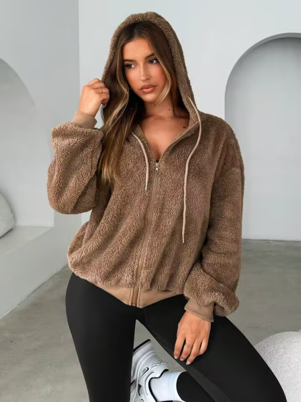 2025. aasta uus piiriülene villane naiste jope, kaisukarujope, naiste elegantne stiil, kunstkarusnahast jope