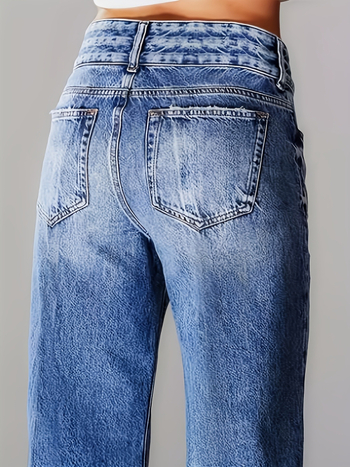 2025 m. tarpvalstybiniai nauji europietiški ir amerikietiški daugiafunkciniai aukšto liemens džinsai moterims ir drabužiai