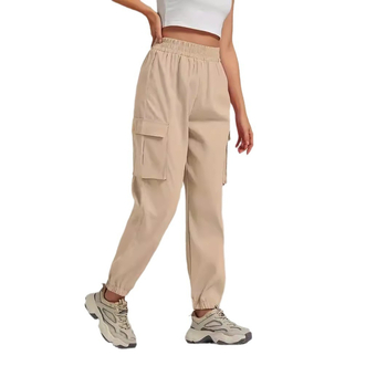 2024 Ново дамско облекло Европейско и американско ежедневно работно облекло Свободни спортни панталони с джобове с капак