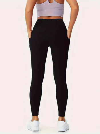 Kétoldalas zsebes jóganadrág Amazon Aliexpress európai és amerikai magas derekú sport plus size leggings alakformáló