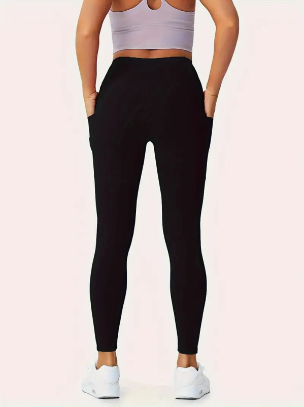 Kétoldalas zsebes jóganadrág Amazon Aliexpress európai és amerikai magas derekú sport plus size leggings alakformáló