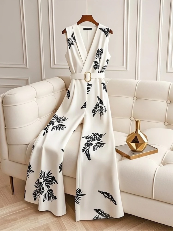 2025-ös nyári temperamentumú divatos, csúcskategóriás derékformáló, a legegyszerűbb a mérkőzéshez illő, vékony, magas derekú, nyomtatott overál, kis egyrészes nadrág