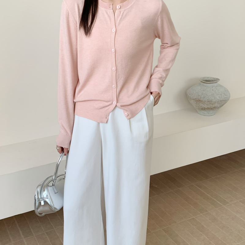 2025-ös, határokon átnyúló, új európai és amerikai egyszínű, gombos kardigán, elegáns hosszú ujjú, határokon átnyúló dropshipping