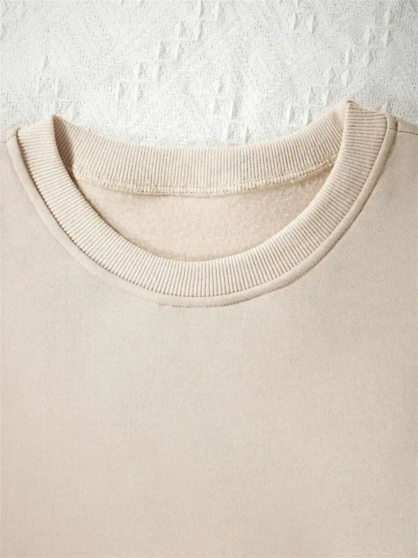 Női kaliforniai grafikás kapucnis pulóver - Vintage 1989 Palm Springs betűmintás, puha szürke kerek nyakú