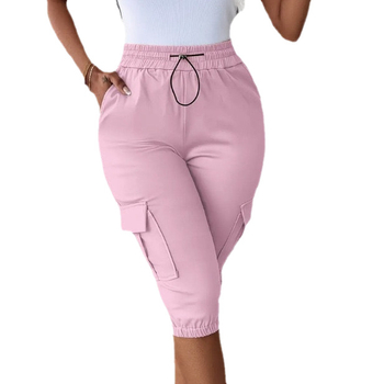 2025 Лятна ежедневна мода Европейски и американски популярни дамски ежедневни панталони с множество джобове, производител на къси панталони