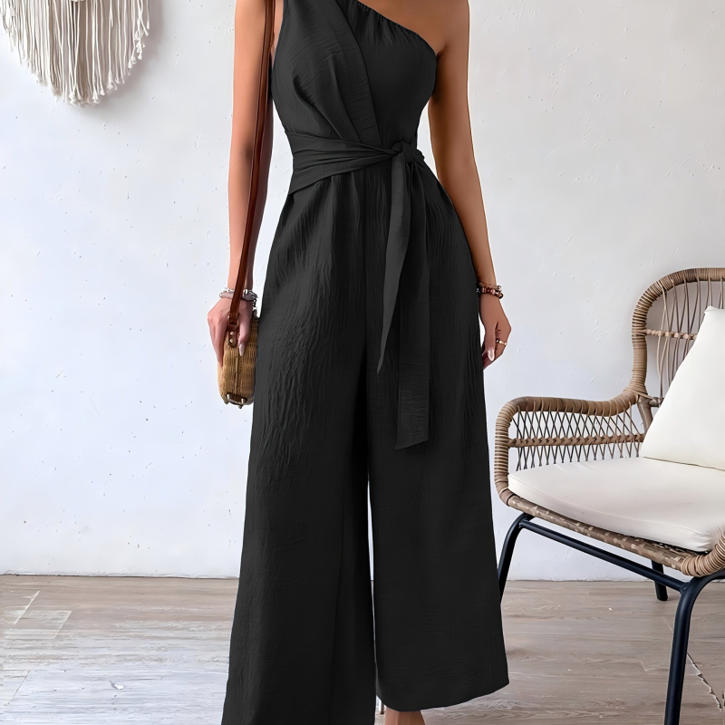 2025-ös, határokon átnyúló, új európai és amerikai stílusú elegáns, egyvállas overál masnival