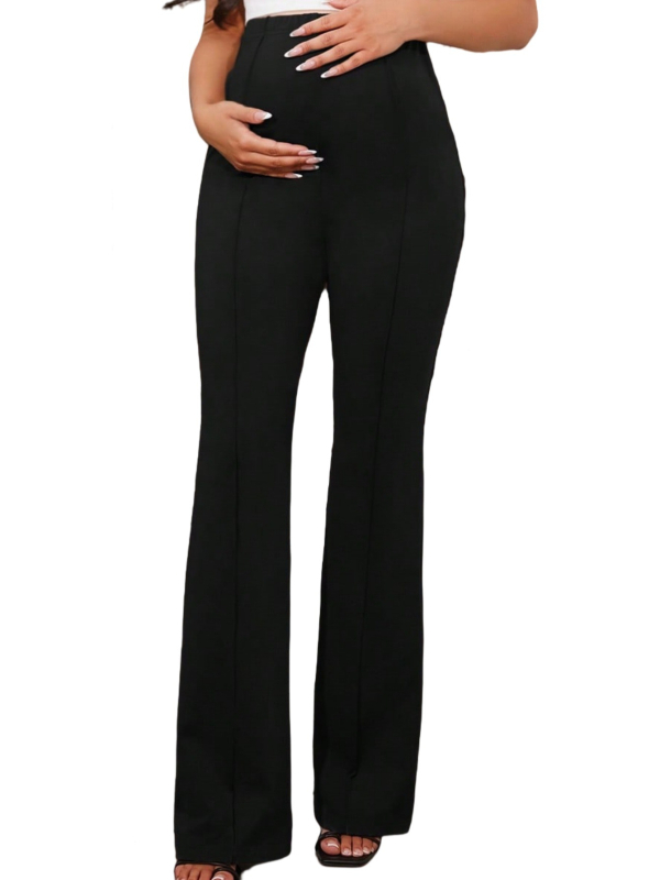 Europos ir Amerikos tarpvalstybinės pavasario ir rudens naujos plonos aukšto liemens platėjančios kelnės, madingos liekninamosios, elastingos, pilvo atramos, ilgos kelnės nėščiosioms.