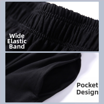 Šokių kelnės, morkų stiliaus, laisvos, likros, medvilnės, juodos, berniukiškos jogos kelnės, rudens egzamino tamprės