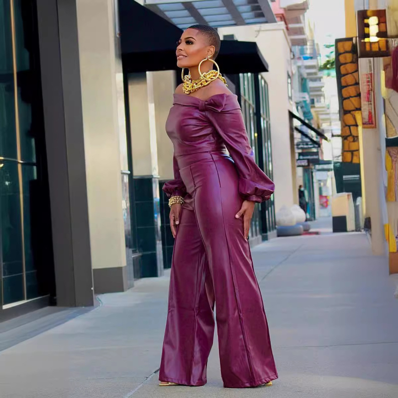 31296 határokon átnyúló ellátás európai és amerikai női új Amazon független állomás nagykereskedelmi dögös személyiség divatos bőr kosztüm