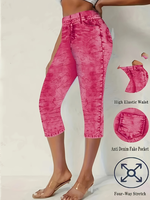 Határokon átnyúló európai és amerikai Amazon farmerutánzat, magas gumis, szűk derekú, nyári robbanások