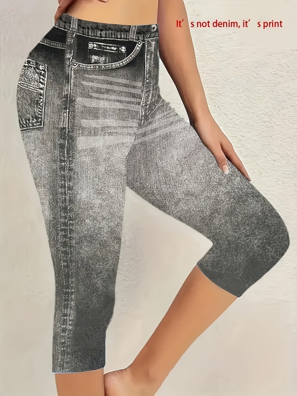 Határokon átnyúló európai és amerikai Amazon farmerutánzat, magas gumis, szűk derekú, nyári robbanások