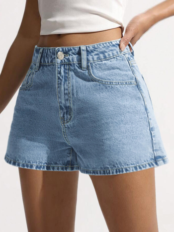 Határokon átnyúló külkereskedelem Amazon európai és amerikai szexi lány masni hímzett farmer rövidnadrág női lezser sokoldalú laza rövidnadrág