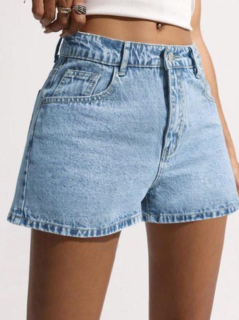 Határokon átnyúló külkereskedelem Amazon európai és amerikai szexi lány masni hímzett farmer rövidnadrág női lezser sokoldalú laza rövidnadrág