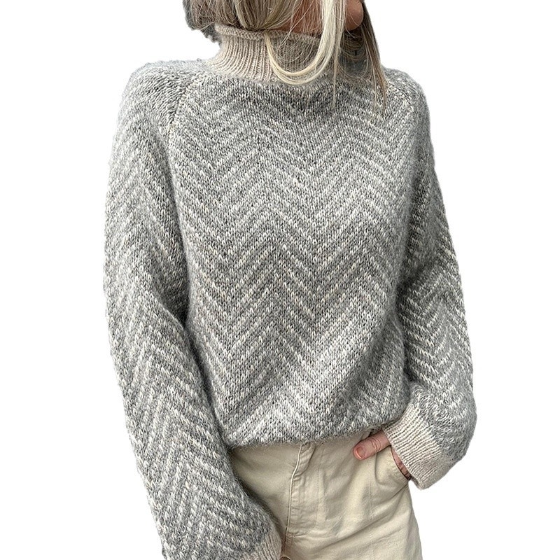 Határokon átnyúló, forró Amazon-robbanások téli új garbónyakú, hétköznapi pulóver egy generációnyi hajjal