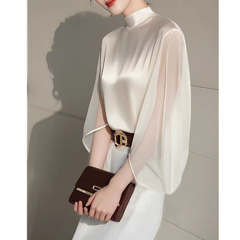 Νωρίς το φθινόπωρο φορούν ελαφριά πολυτελή high-end γενναιόδωρη αξιοπρεπή ιδιοσυγκρασία θεά ανεμιστήρα high-end μικρό αρωματικό στυλ πουκάμισο φούστα κοστούμι καλοκαίρι