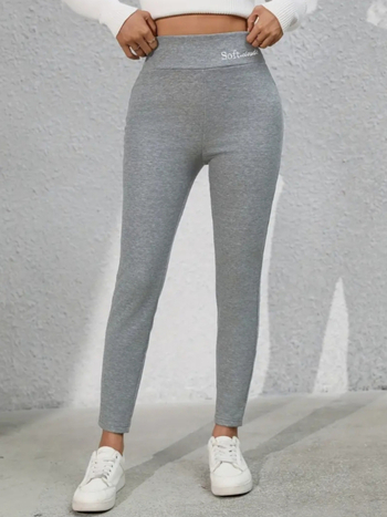 Új, határokon átnyúló, hímzett, polár bélésű, vastagított báránybőr leggings, női őszi és téli, magas derekú, feszes, meleg nadrág