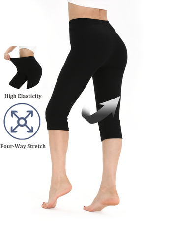 2025-ös, határokon átnyúló, új európai és amerikai, 3 részes, nyári női divatos, rugalmas, háromnegyedes leggings