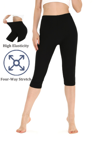 2025-ös, határokon átnyúló, új európai és amerikai, 3 részes, nyári női divatos, rugalmas, háromnegyedes leggings