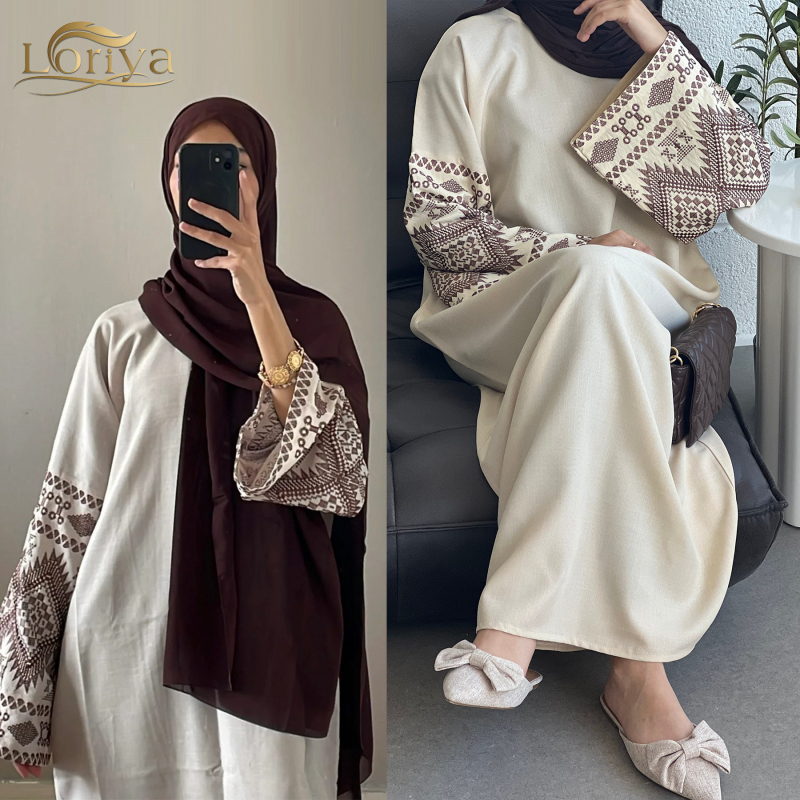 Loriya2024tiktok E-Commerce modni vez Dubai Turkey Party Robe abayaLR901
