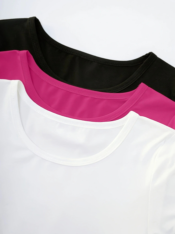 Ευρωπαϊκή και αμερικανική γυναικεία ένδυση, 3 τεμαχίων, ολόσωμη φόρμα με κοντομάνικο τοπ, εφαρμοστή εφαρμογή και εφαρμοστή γραμμή, ολόσωμη φόρμα που σχηματίζει σώμα