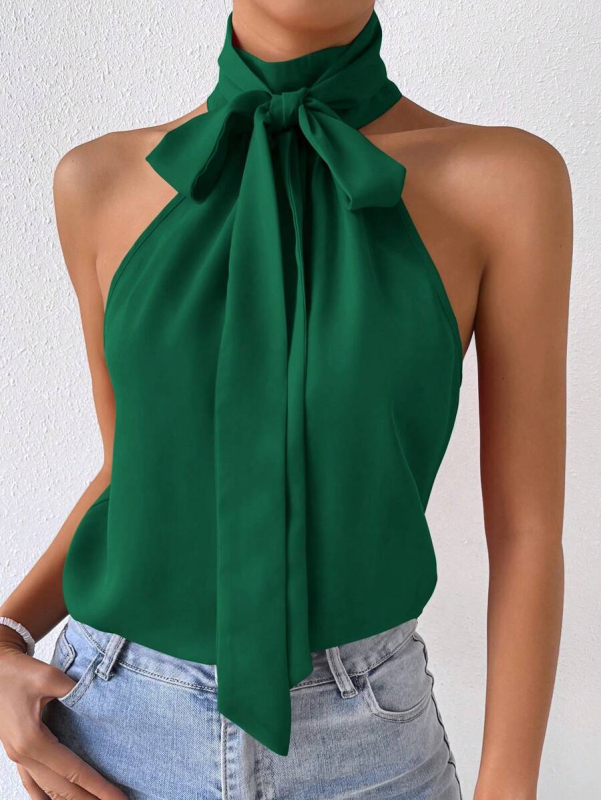 Határokon átnyúló export Aliexpress Amazon női ruházat 2025 nyár új európai és amerikai stílusú ingázó felsők ujjatlan ingek