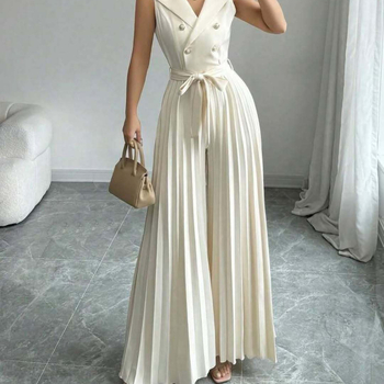 Ευρωπαϊκό και αμερικανικό διασυνοριακό κοστούμι Amazon Γαλλικό φόρεμα με γιακά Κομψό μονόχρωμο ντεκολτέ V με κορδόνια και πλισέ φούστα στη μέση