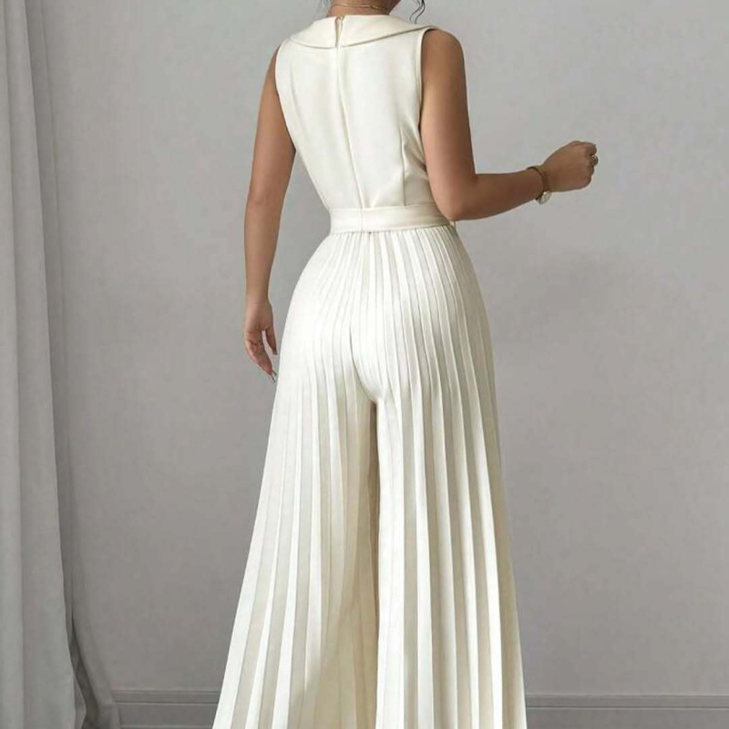 2025-ös európai és amerikai, határokon átnyúló, amazon francia öltönygalléros ruha, elegáns, egyszínű, V-nyakú, fűzős derekú, rakott szoknya