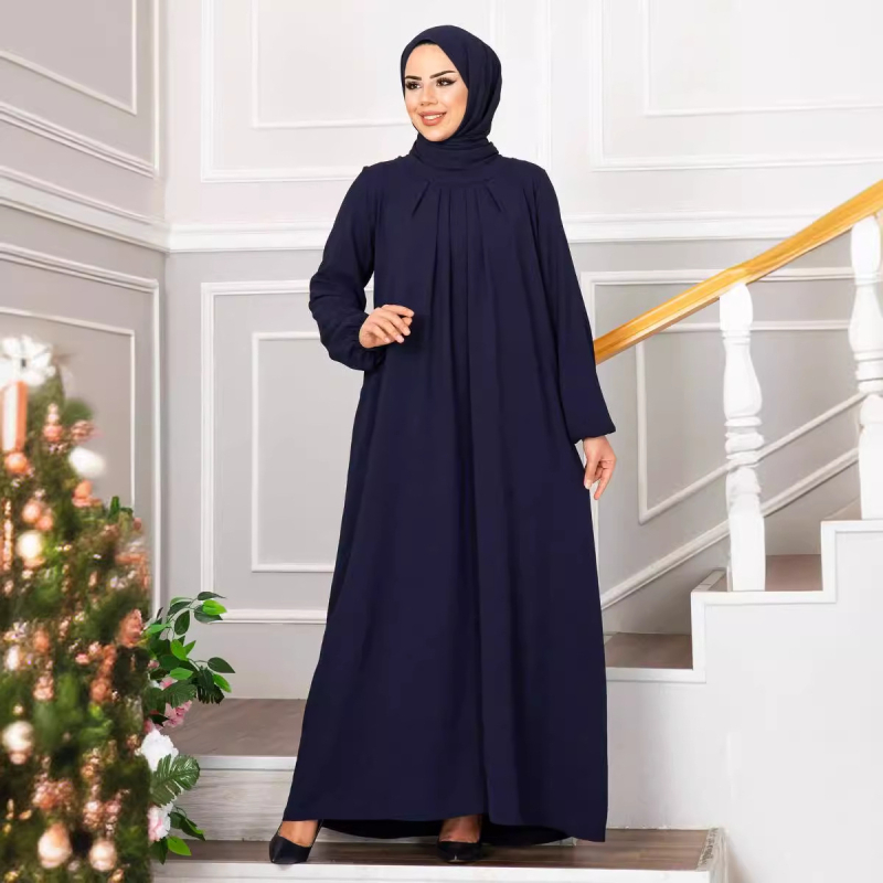 Határon átnyúló amazon hajtogatott ruha muszlim török ruha báli ruha estélyi ruha női abaya