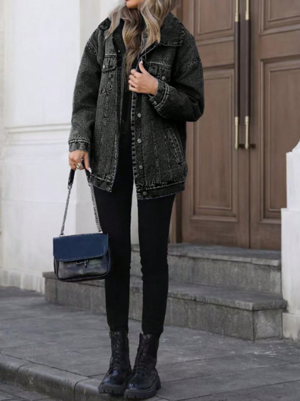 D Spot-20808 # Határokon átnyúló európai és amerikai Amazon retró dzsekik Divatos női dzsekik Farmerdzsekik