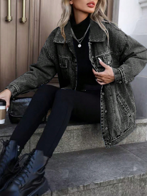 D Spot-20808 # Határokon átnyúló európai és amerikai Amazon retró dzsekik Divatos női dzsekik Farmerdzsekik