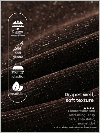 Φωτεινή μεταξωτή φούστα ισχίου 2024 στις αρχές του φθινοπώρου, New Explosions, αντι-τρέξιμο, λεπτή φούστα σε γραμμή Α, all-match