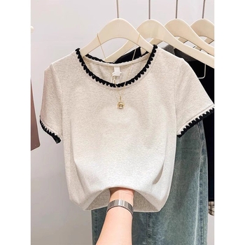 Γυναικείο μπλουζάκι με κανονικούς ώμους, άνετο, άνετο, άνετο, με στυλ και ευέλικτο μπλουζάκι, που αντιστέκεται στο χρώμα του δέρματος, με αντιγηραντική δράση.