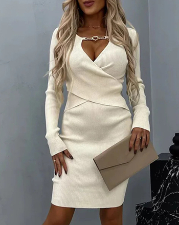 Φθινόπωρο και Χειμώνας 2024 Νέο Φόρεμα Μάλλινο με Καυτές Πωλήσεις σε Ευρώπη και Αμερική, Διασυνοριακό Amazon Aliexpress Chain