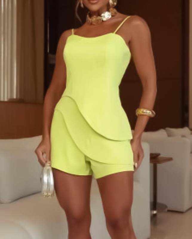 2025 Új, határokon átnyúló, Amazon divatos, harisnyatartós női overál, fekete, égszínkék, smaragdzöld, rózsaszín és piros