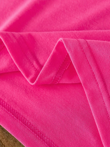 Határokon átnyúló export lányoknak vicces, vidám arcmintás, kerek nyakú, rövid ujjú, hétköznapi póló, divatos ruha