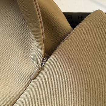 Öltönynadrágok Nyári Női 2025 Új Magas Derekú Drapéria Dizájn Rakott Karcsú Look Egyenes Nadrág All-Match Hot Nadrág