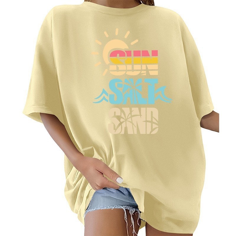 Nehéz, tiszta pamut, bő szabású, határokon átnyúló póló a gyártótól, európai és amerikai stílus, japán és koreai sorozat, több színben kapható, határokon átnyúló, raktáron lévő rövid ujjú.