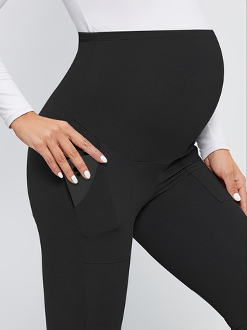 2025 Pantaloni de maternitate transfrontalieri noi, cu fund clopot, pentru maternitate, cu croială înaltă, pentru dropshipping transfrontalier