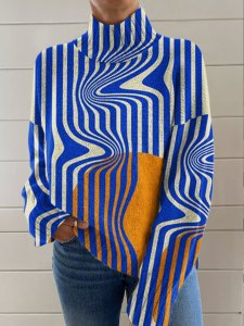 Független állomás új, magas gallérú pulóver, utánzat pulóver, 300g-os őszi-téli karácsonyi hosszú ujjú, hajtókás totem pulóver, mellények