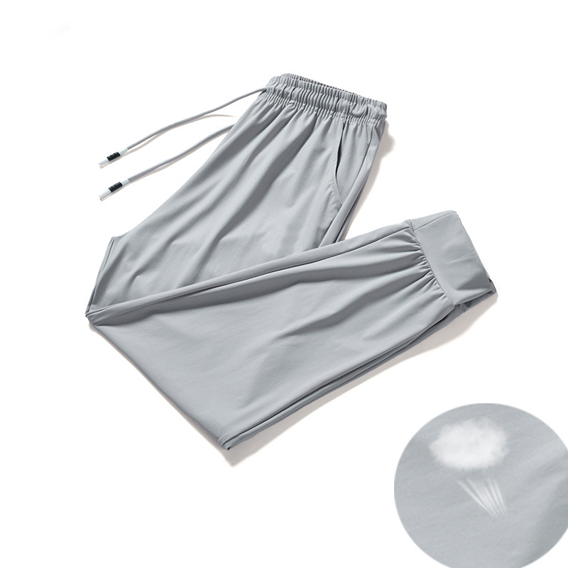 Fiú jégselyem nadrág nyári vékony lélegző laza gyermek vastag gyermek légkondicionáló nadrág nagy gyermek gyorsan száradó sportnadrág