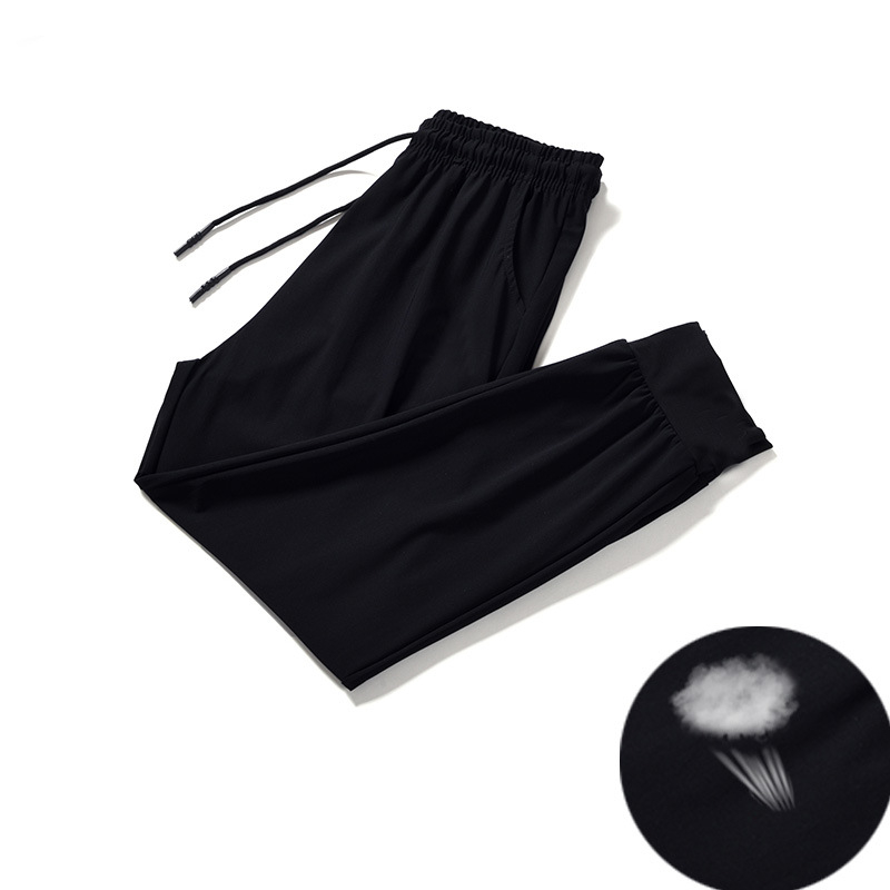 Fiú jégselyem nadrág nyári vékony lélegző laza gyermek vastag gyermek légkondicionáló nadrág nagy gyermek gyorsan száradó sportnadrág