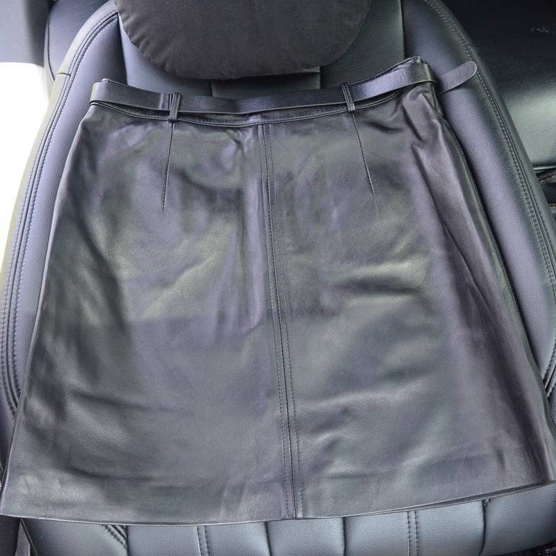 Moodne kõrge vöökohaga salendav nahast seelik, seelik puusaseelik, seelik 2025. aasta kevad-varakevadine uus naiste jokkerseelik