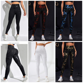 Õmblusteta trükitud virsikupuu spordipüksid joogapüksid õues jooksmiseks mõeldud fitness-tihedad püksid naiste joogaretuusid