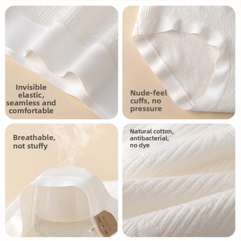 Rasedate naiste aluspüksid Naiste kõrge vöökohaga kõhulihaseid tõstvad puusapüksid Puhas puuvill Värvimata toorpuuvillast spetsiaalsed rasedate aluspüksid Nahasõbralikud Hingavad