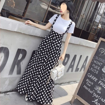 Moodsad lahtised laia säärega püksid, pluss-suuruses naiste 2025. aasta suvised uued sukahoidjaga pikad püksid