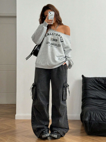 Tavaszi és nyári új stílusú európai és amerikai szexi dögös lányos szexi kislány stílusban, ferde szélű, karcsú derékú, V-nyakú, hosszú ujjú, csipkés csípőszoknya