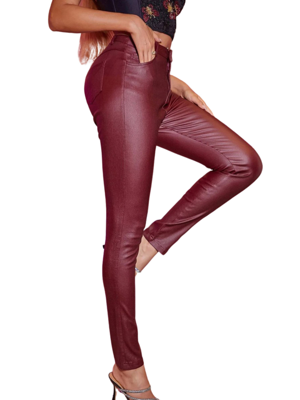 2021 új független állomású európai és amerikai női ruházat Amazon wish lezser nadrág leggings külkereskedelmi PU bőr nadrág raktáron